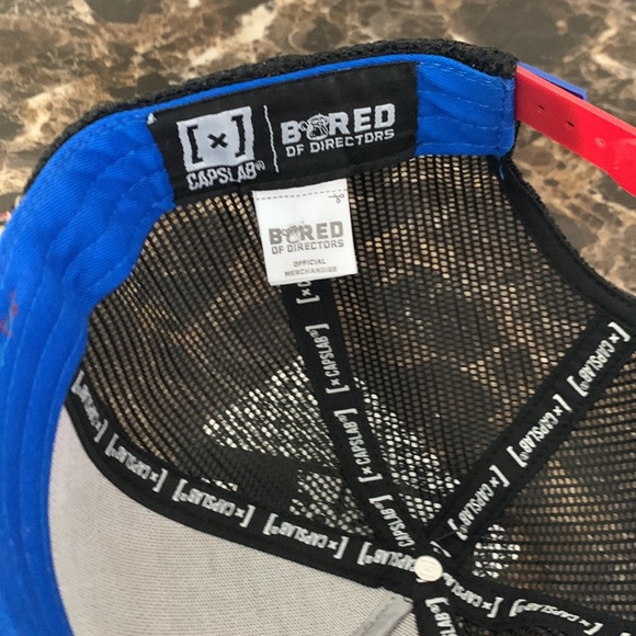 Men’s Capslab Bored Monkey 5 Panels Leopard Mesh Trucker - Picture 8 of 9